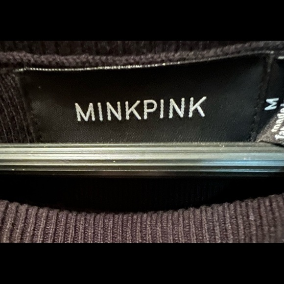 Evie Bell sleeve black knit dress by Swank. SzM - Picture 5 of 8